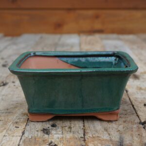 R04- Pot vert évasé haut